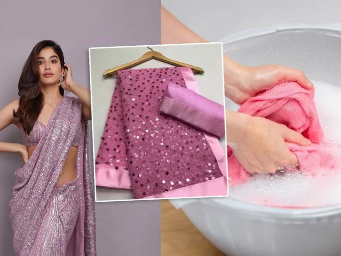 How to wash & maintain your precious Sequins Sarees. | महागड्या सिक्विन साडीची काळजी घेण्याच्या ६ टिप्स, नाहीतर चमचमती साडी पडेल काळी...