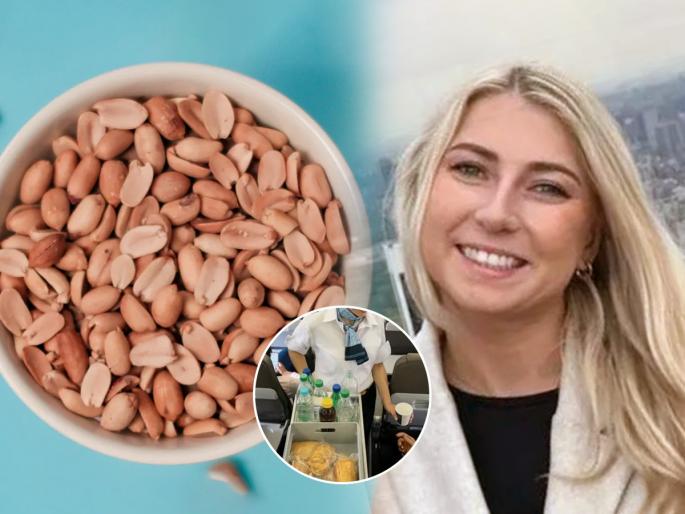 Woman was having nut allergy, so she buy all peanut packets in flight, during her Germany to London journey | भुईमुगाच्या शेंगांची ॲलर्जी म्हणून 'तिने' लढवली अजब युक्ती, विमान प्रवासात शेंगांची ऐसी की तैसी..