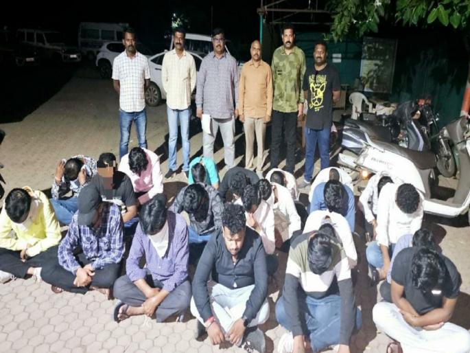 raid on illegal businesses, gambling in Latur; Crime against 38 persons | लातुरात अवैध धंदे, जुगारावर छापा; ३८ जणाविरोधात गुन्हा raid on illegal businesses, gambling in Latur; Crime against 38 persons | लातुरात अवैध धंदे, जुगारावर छापा; ३८ जणाविरोधात गुन्हा