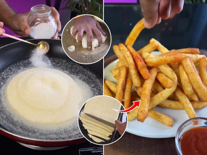Semolina French Fries: Try This Healthy Snack With Family | बटाट्याचे नको तर करुन पाहा रव्याचे फ्रेंच फ्राईज, १ वाटी रव्याचा चटकदार पदार्थ