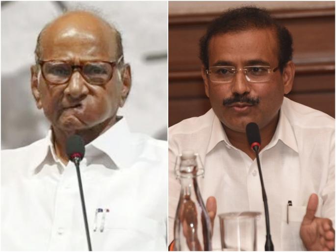 An 83-year-old warrior has come to seek blessings, let us support; Rajesh Tope emotional in front of Sharad Pawar | ८३ वर्षाचा योद्धा आर्शीर्वाद मागायला आलाय, आधार देऊ; शरद पवारांसमोर राजेश टोपे भावूक An 83-year-old warrior has come to seek blessings, let us support; Rajesh Tope emotional in front of Sharad Pawar | ८३ वर्षाचा योद्धा आर्शीर्वाद मागायला आलाय, आधार देऊ; शरद पवारांसमोर राजेश टोपे भावूक