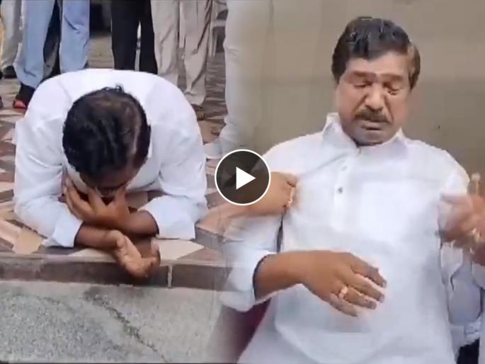 former deputy chief minister of telangana thatikonda rajaiah broke down into tears after being denied election ticket | Video - तिकीट नाकारताच माजी उपमुख्यमंत्र्यांना अश्रू अनावर; कार्यकर्त्यांसमोर ढसाढसा रडले former deputy chief minister of telangana thatikonda rajaiah broke down into tears after being denied election ticket | Video - तिकीट नाकारताच माजी उपमुख्यमंत्र्यांना अश्रू अनावर; कार्यकर्त्यांसमोर ढसाढसा रडले