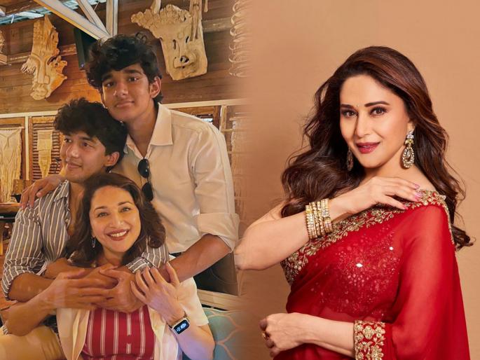 Madhuri Dixit's emotional note for her sons Ryan and Arin, they leave home for college- viral post | मुले शिकायला दूरदेशी गेली, माधुरी दीक्षित झाली हळवी! म्हणाली, आता आपल्या या घरात पूर्वीसारखं....