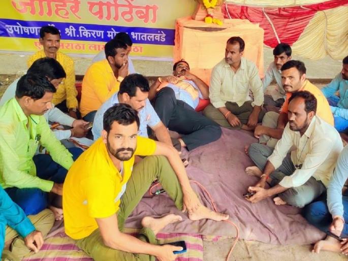 Indefinite hunger strike of Dahiphal youth in support of Antarwali movement | अंतरवाली आंदोलनास पाठिंबा देत दहिफळच्या तरूणाचे बेमुदत उपोषण  Indefinite hunger strike of Dahiphal youth in support of Antarwali movement | अंतरवाली आंदोलनास पाठिंबा देत दहिफळच्या तरूणाचे बेमुदत उपोषण