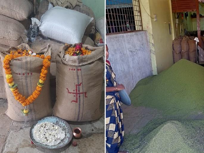 The price of pulses will increase! Arrival of new mungbean from Karnataka, record price of Rs 11 thousand 1 | दाळीचे दर वाढणार! कर्नाटकातून नवीन मुगाची आवक, ११ हजार १ रुपये विक्रमी भाव The price of pulses will increase! Arrival of new mungbean from Karnataka, record price of Rs 11 thousand 1 | दाळीचे दर वाढणार! कर्नाटकातून नवीन मुगाची आवक, ११ हजार १ रुपये विक्रमी भाव