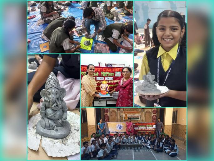 800 students of Dombivli Kalyan gave the message of Green Ganesha | डोंबिवली कल्याणमधील ८०० विद्यार्थ्यांनी दिला ग्रीन गणेशाचा संदेश 800 students of Dombivli Kalyan gave the message of Green Ganesha | डोंबिवली कल्याणमधील ८०० विद्यार्थ्यांनी दिला ग्रीन गणेशाचा संदेश