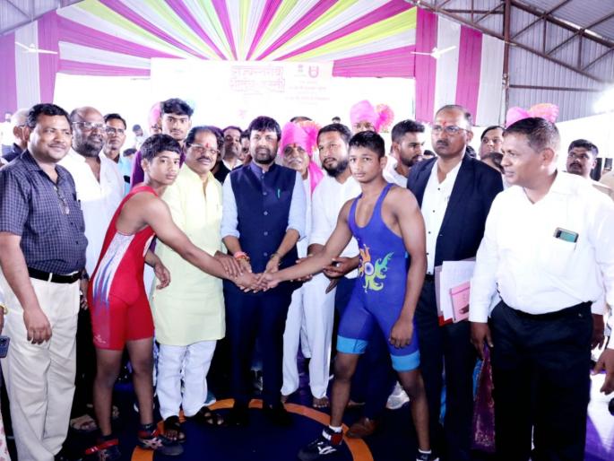 Khashaba Jadhav state level wrestling tournament will be held in Udgir - Sports Minister Sanjay Bansode | उदगीरात खाशाबा जाधव राज्यस्तरीय कुस्ती स्पर्धा होणार - क्रीडामंत्री संजय बनसोडे Khashaba Jadhav state level wrestling tournament will be held in Udgir - Sports Minister Sanjay Bansode | उदगीरात खाशाबा जाधव राज्यस्तरीय कुस्ती स्पर्धा होणार - क्रीडामंत्री संजय बनसोडे