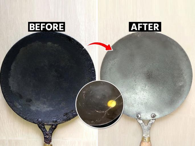 Cleaning Tips: Follow these tips to clean your dirty roti tawa, Easy Way To Clean Tawa In 2 minutes | रोजच्या वापरातला चपातीचा तवा झाला खराब ? १ सोपी ट्रिक, तवा होईल पुन्हा नव्यासारखा चकाचक...