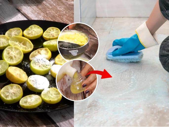How to Clean the Bathroom Tiles with Lemon Peel, TIPS ON HOW TO CLEAN BATHROOM TILES. | लिंबू पिळून साल फेकू नका, ‘असा’ करा वापर, बाथरुमच्या पिवळ्या टाइल्सही होतील चकाचक...
