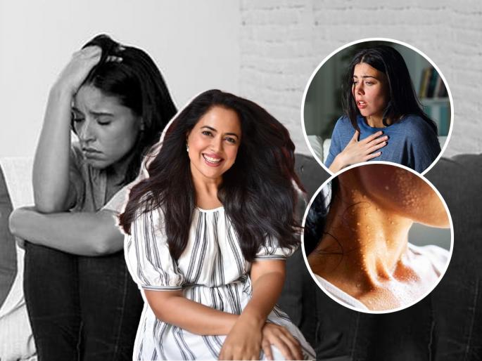 World Mental Health Day- Actress Sameera Reddy told about the symptoms of Anxiety and the remedies for how to deal with anxiety, How to release stress? | स्वत:ला होणारा एन्झायटीचा त्रास कसा ओळखायचा? बघा समीरा रेड्डी सांगतेय एन्झायटीची ५ लक्षणं आणि त्यावरचे ५ उपाय 
