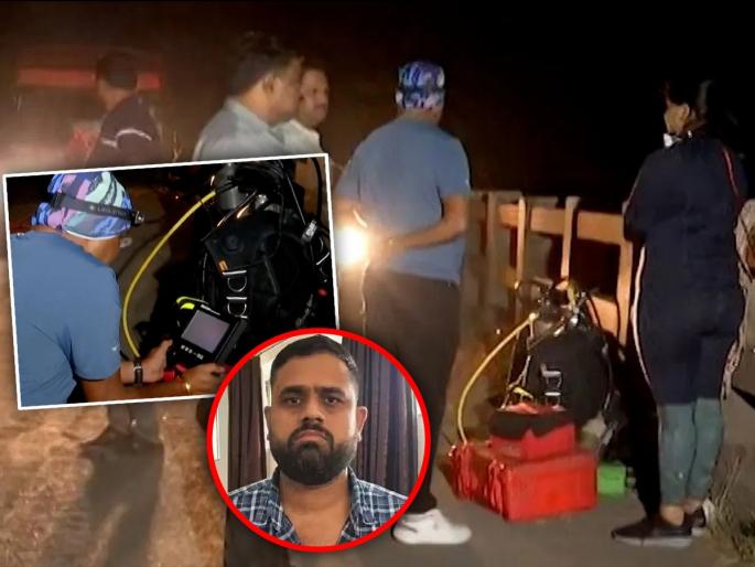 Mumbai police's midnight underwater search operation; Drugs worth 100 crores thrown in the river by Lalit Patil found in nashik | मुंबई पोलिसांची मध्यरात्रीच पाण्याखाली शोधमोहिम; ललित पाटीलने नदीत फेकलेले १०० कोटींचे ड्रग सापडले