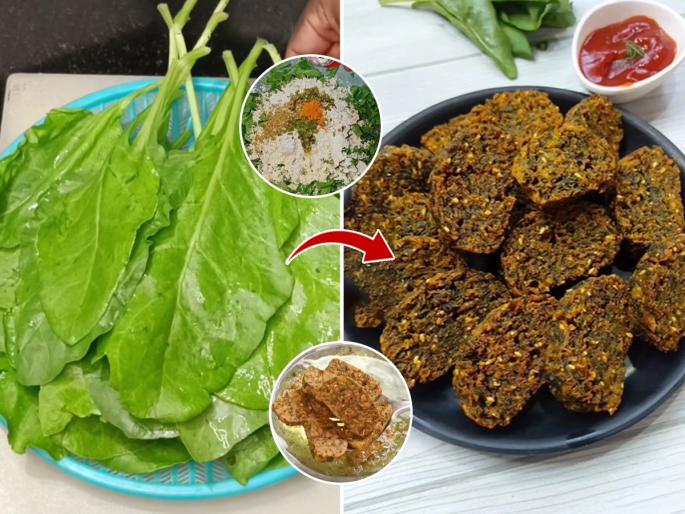 How to Make Palkachi Vadi : Palak Vadi Recipe in Marathi Palak recipes spinachvadi | १ जुडी पालकाच्या करा कुरकुरीत वड्या, खास पद्धत-पालक नको म्हणणारेही चवीने खातील पालक वडी