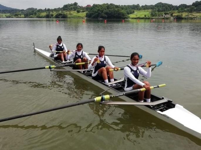 National sports competition: Farmers came forward with the help of the government to make rowing a sport | राष्ट्रीय क्रीडा स्पर्धा : रोइंग क्रिडा प्रकार व्हावा यासाठी सरकारच्या मदतीला शेतकरी पुढे सरसावले National sports competition: Farmers came forward with the help of the government to make rowing a sport | राष्ट्रीय क्रीडा स्पर्धा : रोइंग क्रिडा प्रकार व्हावा यासाठी सरकारच्या मदतीला शेतकरी पुढे सरसावले
