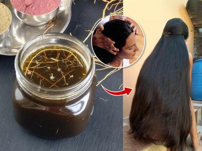 Best Oil For Hair Growth : How to use caster oil for hair growth arandi telache kesanna fayde | विंचरताना कंटाळा येईल इतके वाढतील केस; धुण्याआधी 'या' तेलानं मसाज करा-मिळवा दाट केस