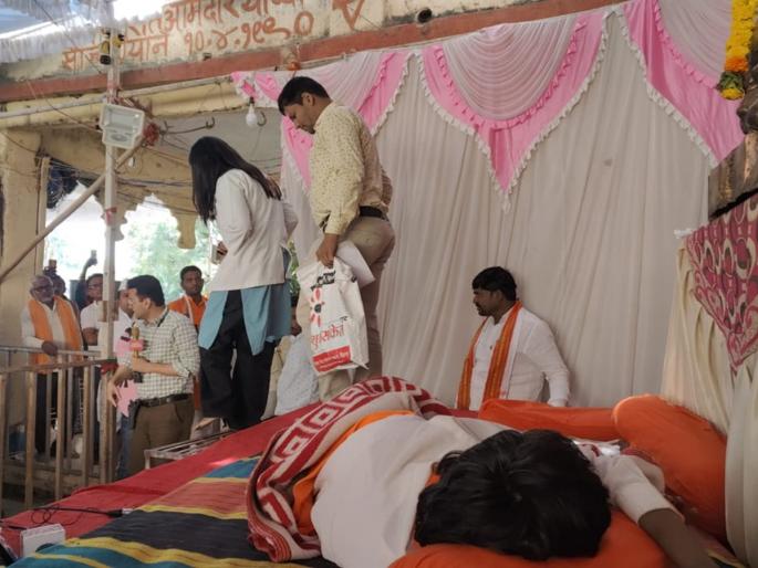 Manoj Jarange's health deteriorated; The medical team came twice but return | मनोज जरांगे यांची प्रकृती खालावली; वैद्यकीय पथक दोनदा येऊन आल्या पावली माघारी