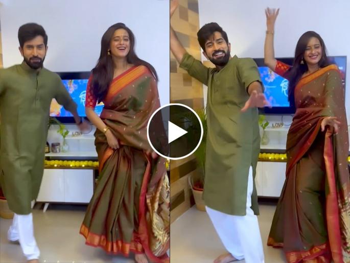 marathi actress shivani surve and her boyfriend ajinkya nanawre dance Jhimma 2 movie song | 'झिम्मा 2' च्या पोरी खरंच कमाल; 'मराठी पोरी'वर शिवानीने अजिंक्यला धरायला लावला ताल marathi actress shivani surve and her boyfriend ajinkya nanawre dance Jhimma 2 movie song | 'झिम्मा 2' च्या पोरी खरंच कमाल; 'मराठी पोरी'वर शिवानीने अजिंक्यला धरायला लावला ताल