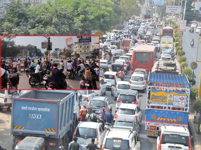 'Rastraroko will continue until water recedes'; Leaders of all parties are aggressive for the water of Marathwada | 'मराठवाड्यासाठी पाणी सुटेपर्यंत रास्तारोको सुरूच राहणार';आक्रमक आंदोलनाने जालना रोड ठप्प