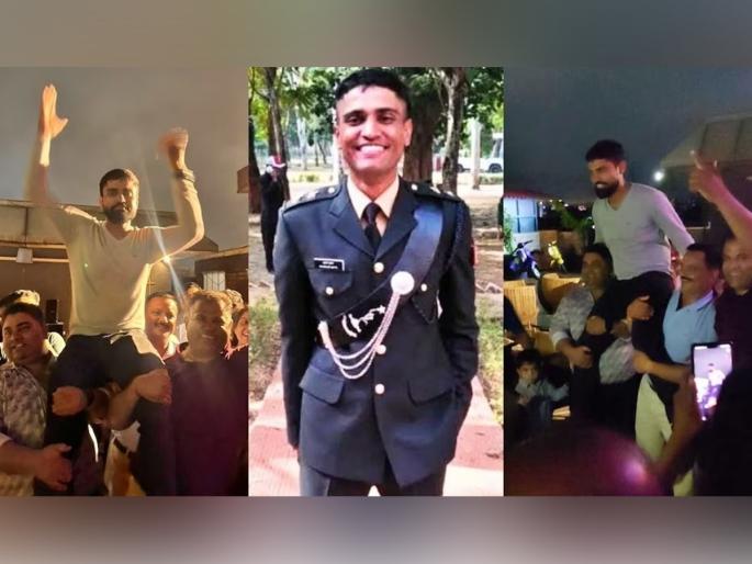 agra martyr captain shubham gupta birthday party brother and father crying rajouri encounter | "शुभमला ज्या खांद्यावर घेऊन नाचलो त्याच खांद्यावरुन आता..."; शहीद जवानाच्या भावाचे पाणावले डोळे agra martyr captain shubham gupta birthday party brother and father crying rajouri encounter | "शुभमला ज्या खांद्यावर घेऊन नाचलो त्याच खांद्यावरुन आता..."; शहीद जवानाच्या भावाचे पाणावले डोळे