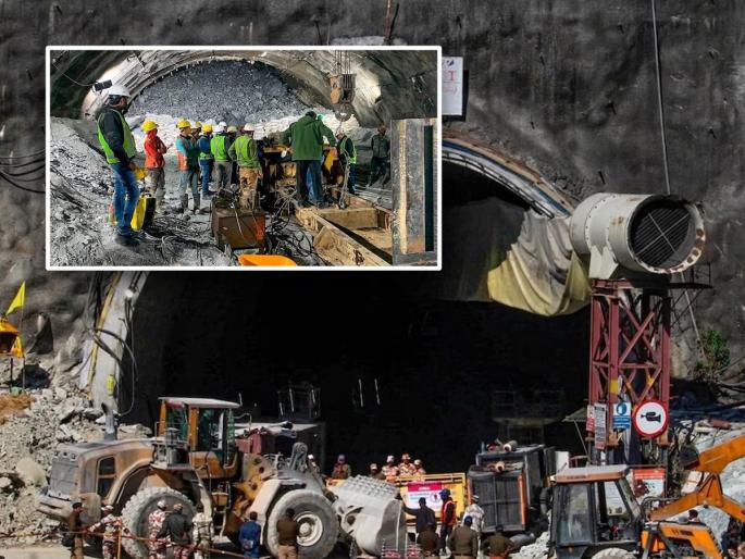uttarakhand tunnel rescue rain started near uttarkashi silkyara surang | उत्तरकाशीत हवामानाचा अडथळा, बोगद्याजवळ पडतोय पाऊस, अडकलेले 41 मजूर कधी बाहेर येणार? uttarakhand tunnel rescue rain started near uttarkashi silkyara surang | उत्तरकाशीत हवामानाचा अडथळा, बोगद्याजवळ पडतोय पाऊस, अडकलेले 41 मजूर कधी बाहेर येणार?