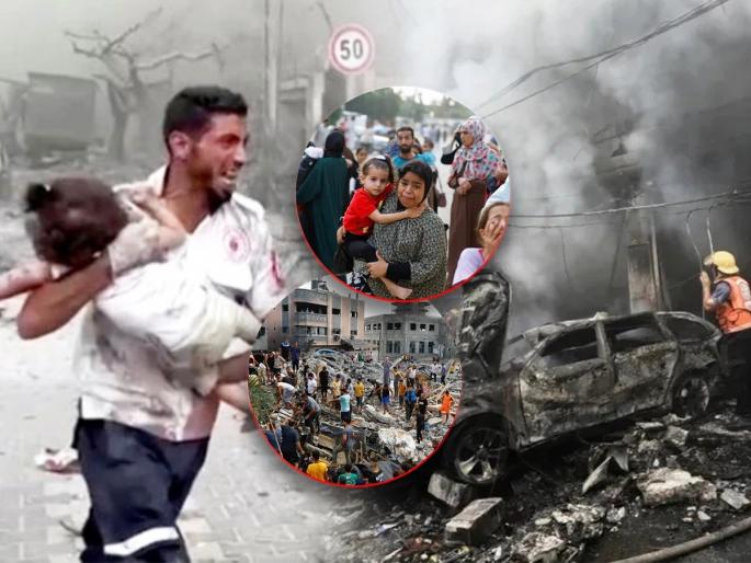 israel hamas war killed its own people in attack on gaza israel is not even taking dead bodies hamas alleged | "गाझावरील हल्ल्यात आपल्याच लोकांना मारलं, आता इस्रायल मृतदेहही घेत नाही"; हमासचा आरोप