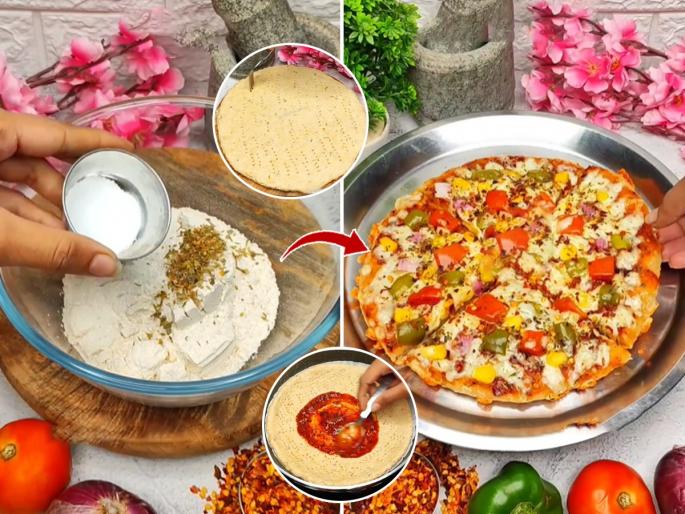 How to make pizza from wheat aata, Wheat aata pizza recipe, Homemade healthy pizza, How to make pizza more healthy? Gehu ke aate ka pizza | गव्हाच्या पिठाचा चवदार पिझ्झा- मुलांना डब्यातही देता येईल, मैद्याचा विकतचा पिझ्झा नकोच- बघा रेसिपी