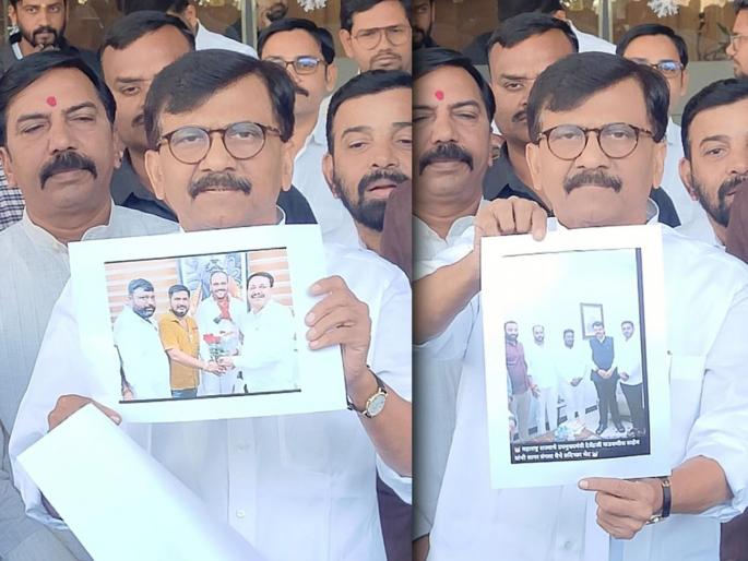 A party with Salim Kutta, organized by a BJP functionary himself; Sanjay Raut showed the photos | सलीम कुत्ता सोबतची पार्टी, भाजप पदाधिकाऱ्यानेच आयोजित केली; संजय राऊतांनी फोटोच दाखवले A party with Salim Kutta, organized by a BJP functionary himself; Sanjay Raut showed the photos | सलीम कुत्ता सोबतची पार्टी, भाजप पदाधिकाऱ्यानेच आयोजित केली; संजय राऊतांनी फोटोच दाखवले