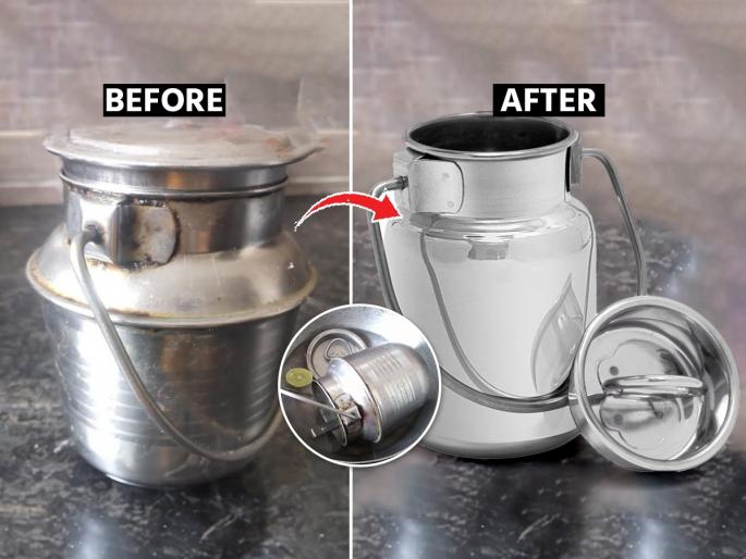 How to clean sticky oily oil bottle or oil can in marathi, 2 simple and easy remedies to clean oil bottle | तेलाची किटली खूपच तेलकट- चिकट झाली? २ सोपे उपाय- किटली चटकन होईल स्वच्छ नव्यासारख