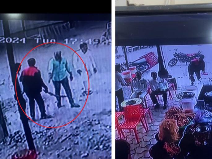 Rada, a village Mhalasjawala; Close the hotel or I will kill you with a sword | म्हाळसजवळा गावात राडा; हॉटेल बंद कर, नाहीतर तलवारीने खल्लास करीन Rada, a village Mhalasjawala; Close the hotel or I will kill you with a sword | म्हाळसजवळा गावात राडा; हॉटेल बंद कर, नाहीतर तलवारीने खल्लास करीन