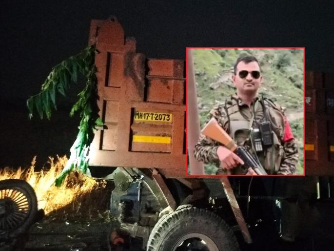 A jawan died on the spot in a horrific accident before rejoining the army after leave | सुटीनंतर सैन्यात पुन्हा रुजू होण्यापूर्वीच भीषण अपघातात जवानाचा जागीच मृत्यू A jawan died on the spot in a horrific accident before rejoining the army after leave | सुटीनंतर सैन्यात पुन्हा रुजू होण्यापूर्वीच भीषण अपघातात जवानाचा जागीच मृत्यू