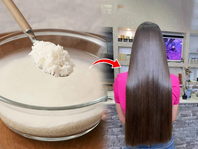 Korean Hair Care Routine To Improve Hair Health : Best Korean Hair Care For Long Healthy Hair | केसांची वाढ खुंटली-पातळ दिसतात? तांदळाच्या पाण्यात 'हा' पदार्थ मिसळून लावा; दाट होतील केस