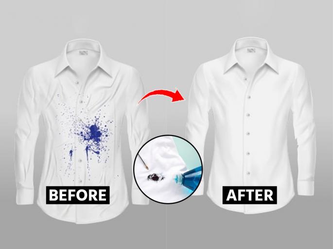 How To Use Hand Sanitizer To Get Rid Of Your Stains | कपड्यांवरचे डाग काढायचा घ्या सोपा फॉर्म्युला, १ चमचा सॅनिटायझरची जादू-न घासता कपडे चकाचक