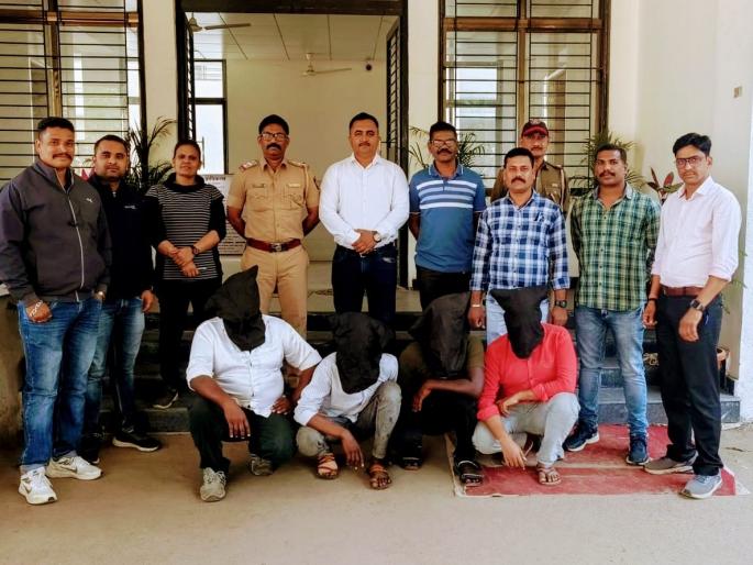 Four gangsters who demanded ransom of 20,000 from the doctor were arrested | डॉक्टरकडे २० हजारांची खंडणी मागणाऱ्या चार गुंडाना केली अटक