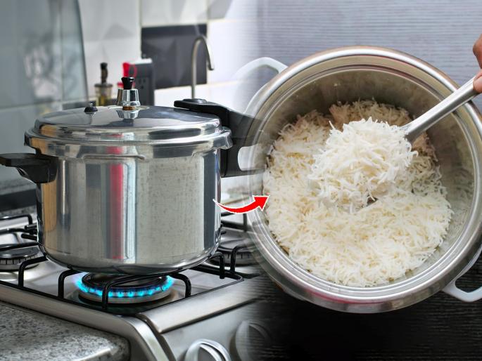 How to Cook Rice in Cooker : Right Way to Make Rice in Cooker How to Make Rice With Cooker | कुकरमध्ये भात मोकळा शिजत नाही? ३ ट्रिक्स; हॉटेलसारखा परफेक्ट भात बनेल, एक-एक दाणा मोकळा होईल