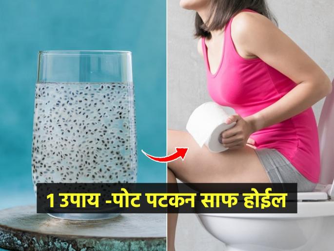 Constipation Home remedies : Chia seeds with Honey For Constipation Home remedies Mix Chia Water Lemon And Honey Morning Drink | रोज सकाळी पोट साफ होतच नाही? १ ग्लास पाण्यात हा पदार्थ मिसळून प्या, पोट होईल साफ