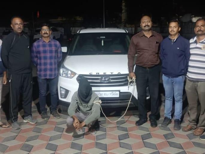 Creta car bought by breaking into house, accused arrested | बाप रे! घरफोड्या करून विकत घेतली क्रेटा कार, आरोपीस अटक  Creta car bought by breaking into house, accused arrested | बाप रे! घरफोड्या करून विकत घेतली क्रेटा कार, आरोपीस अटक