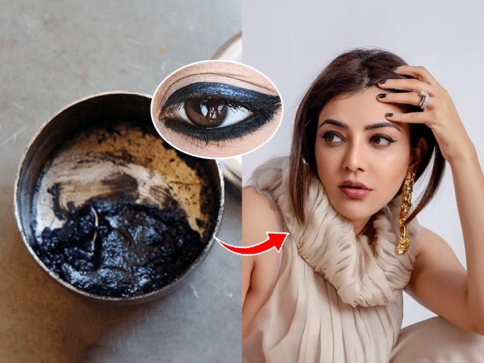 How to make kajal at home, Homemade waterproof kajal by using only 3 ingredients, simple method of making chemical free kajal | फक्त ३ पदार्थ वापरून ५ मिनिटांत तयार करा केमिकल्स फ्री वॉटरप्रुफ काजळ, बघा एकदम सोपी पद्धत
