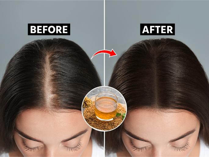 Use of methi dana or fenugreek seeds for hair growth, How to use methi dana for controlling hair fall, use of fenugreek seed for long and strong hair | करा फक्त १ चमचा मेथीचा साेपा उपाय- केस होतील दाट आणि गळणं तर कायमचं बंद