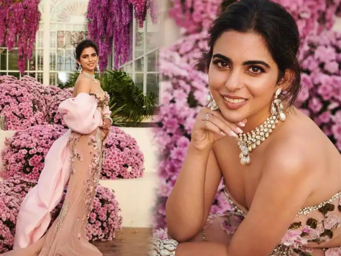 Isha Ambani wear 3D gown in Anant Ambani Radhika Merchant's pre wedding program | Anant- Radhika Wedding: ईशा अंबानीने घातला होता सुंदर थ्रीडी गाऊन- बघा काय त्याची खासियत 