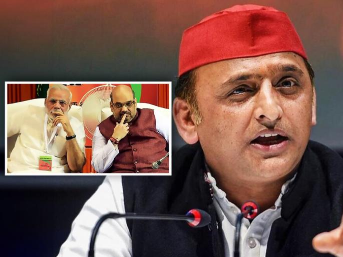 bjp loksabha election list samajwadi party chief Akhilesh Yadav | "भाजपाने पहिल्या यादीतच पराभव स्वीकारला, बंडखोरीच्या भीतीने..."; अखिलेश यादवांचा निशाणा bjp loksabha election list samajwadi party chief Akhilesh Yadav | "भाजपाने पहिल्या यादीतच पराभव स्वीकारला, बंडखोरीच्या भीतीने..."; अखिलेश यादवांचा निशाणा