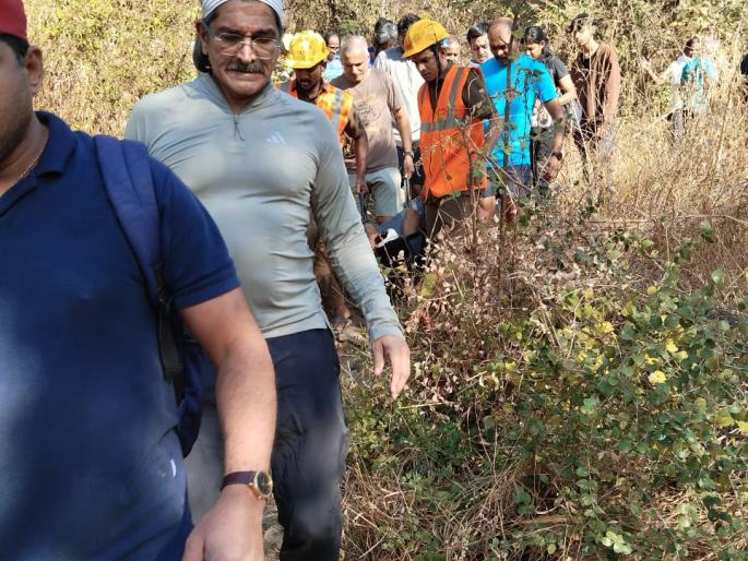 Youth falls 30 feet while rock climbing; Incident in Thane | रॉक क्लाइंबिंग करताना 30 फुटावरून तरुण जखमी; ठाण्यातील घटना Youth falls 30 feet while rock climbing; Incident in Thane | रॉक क्लाइंबिंग करताना 30 फुटावरून तरुण जखमी; ठाण्यातील घटना