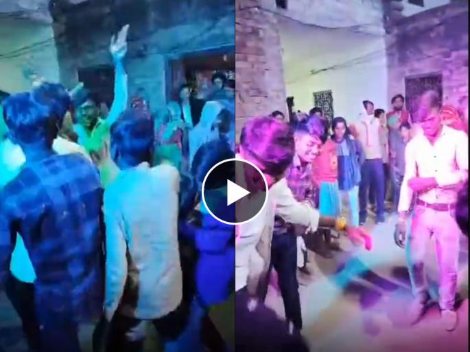 groom brother dancing on dj in etah fell and died incident captured in video | Video - हृदयद्रावक! लग्नात विपरित घडलं, नवरदेवाच्या भावाला नाचताना मृत्यूने गाठलं अन्... groom brother dancing on dj in etah fell and died incident captured in video | Video - हृदयद्रावक! लग्नात विपरित घडलं, नवरदेवाच्या भावाला नाचताना मृत्यूने गाठलं अन्...