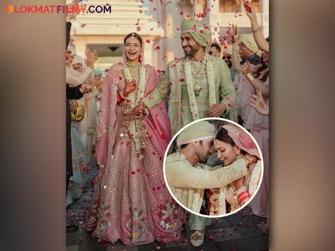 pulkit-samrat-and-kriti-kharbanda-wedding-first-photo-looks-pretty-in-bridal-look | क्रिती खरबंदा झाली मिसेस सम्राट; थाटात पार पडला क्रिती -पुलकितचा लग्नसोहळा pulkit-samrat-and-kriti-kharbanda-wedding-first-photo-looks-pretty-in-bridal-look | क्रिती खरबंदा झाली मिसेस सम्राट; थाटात पार पडला क्रिती -पुलकितचा लग्नसोहळा