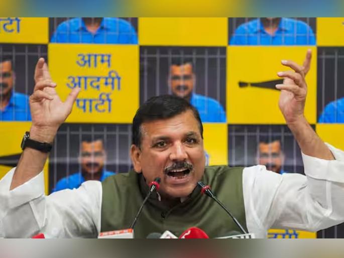 aap mp Sanjay Singh says Arvind Kejriwal threatened in tihar jail | Sanjay Singh : "तिहार जेलमध्ये अरविंद केजरीवालांना दिली जातेय धमकी"; संजय सिंह यांचा मोठा दावा