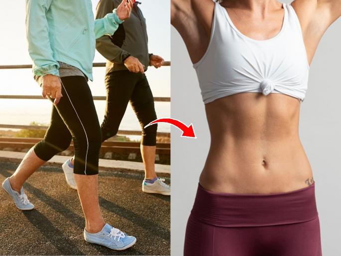 Walking And Weight Loss Tips : How To Walk To Lose Weight Fitness Hacks | रोज चालता तरी पोट-मांड्या जाडजूड? किती पाऊल आणि कधी चालावं याचं सोपं गणित, मेंटेन व्हाल