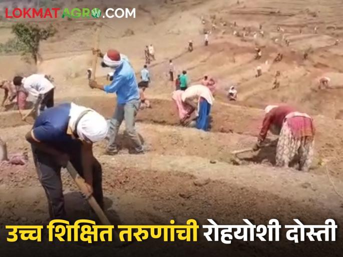 In the absence of skilled work, the educated unemployed turned to soil work | कुशल कामाअभावी सुशिक्षित बेरोजगार वळले माती कामाकडे