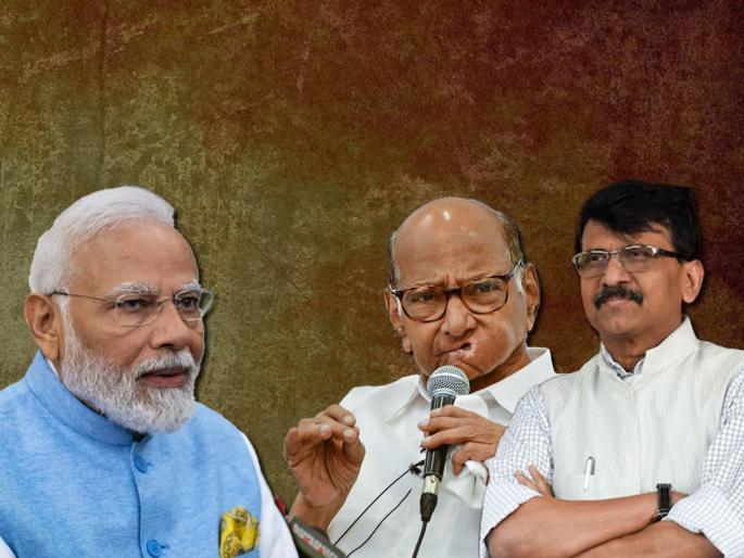 Narendra Modi sees Thackeray and Pawar as Santaji and Dhanaji were seen by Mughal horses; Criticism of Sanjay Raut after Bhatakati Atma Remark | मुघलांच्या घोड्यांना संताजी, धनाजी दिसायचे तसे मोदींना ठाकरे, पवार दिसतात; राऊतांची टीका Narendra Modi sees Thackeray and Pawar as Santaji and Dhanaji were seen by Mughal horses; Criticism of Sanjay Raut after Bhatakati Atma Remark | मुघलांच्या घोड्यांना संताजी, धनाजी दिसायचे तसे मोदींना ठाकरे, पवार दिसतात; राऊतांची टीका