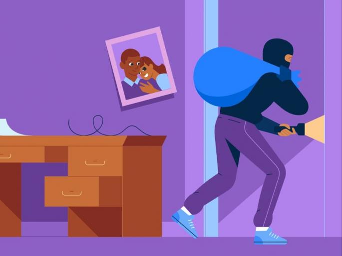 Went to Devdarshan with family, thief took away jewelry worth 1.82 lakhs | कुटुंबासह देवदर्शनाला गेले, चोरट्याने १.८२ लाखांचे दागीने नेले Went to Devdarshan with family, thief took away jewelry worth 1.82 lakhs | कुटुंबासह देवदर्शनाला गेले, चोरट्याने १.८२ लाखांचे दागीने नेले