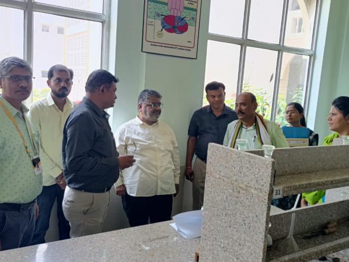 Inspection of PDMC in compliance with necessary construction of Medical College | मेडिकल कॉलेजच्या आवश्यक बांधकामाच्या अनुषंगाने पीडीएमसीची पाहणी