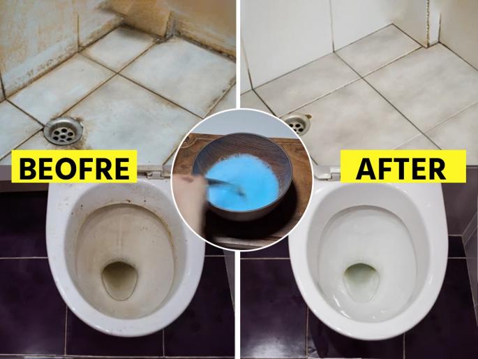 home made toilet cleaner liquid, how to clean yellow stains from toilet, bathroom tiles, how to clean wash basin | महागड्या टॉयलेट क्लीनरवर पैसे घालविण्यापेक्षा 'हा' उपाय करा, बाथरुमच्या टाईल्स- बेसिन लख्ख चमकेल