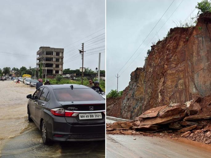 33 gates of Gose dam and 5 gates of Dhapewada were opened | सखल भाग जलमय, गोसे धरणाचे ३३, धापेवाडाचे ५ गेट उघडले 33 gates of Gose dam and 5 gates of Dhapewada were opened | सखल भाग जलमय, गोसे धरणाचे ३३, धापेवाडाचे ५ गेट उघडले